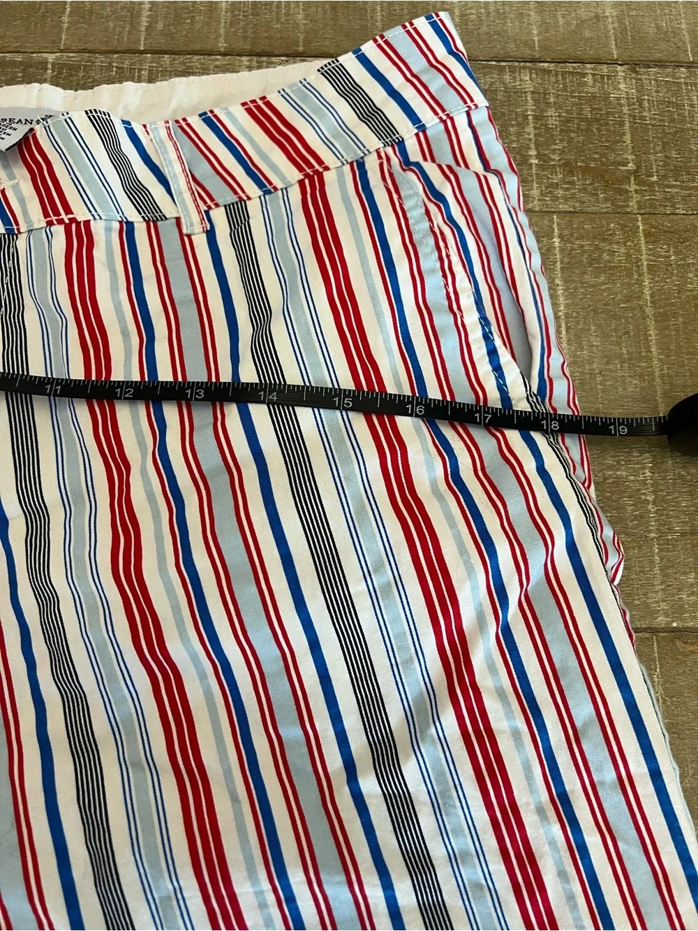 Caribbean Joe Red, Blue & White Striped Women’s Shorts